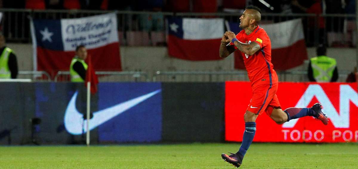 Vidal le da un respiro a Chile