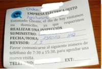 Un certificado de la Empresa Eléctrica provocó revuelo por supuestos robos. 