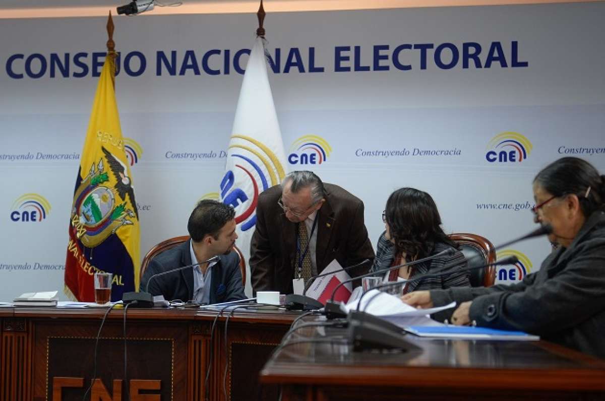 El pleno del CNE present&oacute; los mejor puntuados del proceso y anunci&oacute; que en las pr&oacute;ximas horas ser&aacute;n notificados los postulantes. Foto: &Aacute;lvaro P&eacute;rez / EL TEL&Eacute;GRAFO