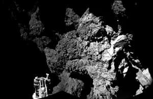 Philae taladra en cometa, pero se est&aacute; quedando sin energ&iacute;a