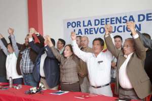 Los representantes del Frente Unidos seguir&aacute;n fortaleciendo el trabajo en los territorios del pa&iacute;s. Foto: Mario Egas/ El Tel&eacute;grafo