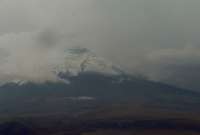 El Volcán Cotopaxi registró baja actividad durante este martes 25 de octubre