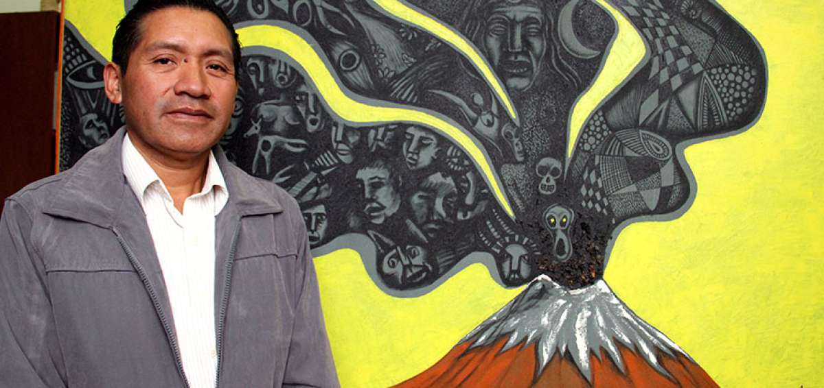 Milton Alajo. Pintor de Cotopaxi