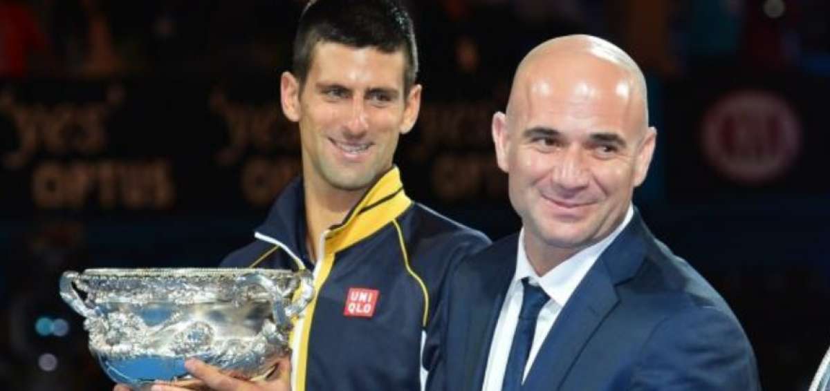 Andr&eacute; Agassi, la prestigiosa apuesta de Djokovic para resurgir
