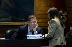 En el Concejo Metropolitano de Quito se analiz&oacute; las movilizaciones en la ciudad. Foto: Alvaro P&eacute;rez/ EL TEL&Eacute;GRAFO