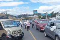 Caravana ciudadana exige eliminar peaje en vía entre Quito y Los Chillos