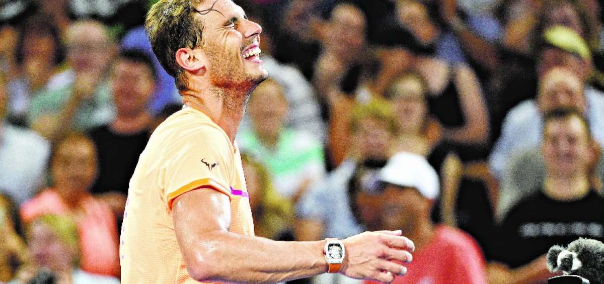 Nadal ha demostrado hasta ahora que ha iniciado a gran nivel la nueva temporada. 