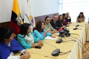 El diputado Remo Carlotto llevar&aacute; la resoluci&oacute;n ecuatoriana a las c&aacute;maras de Diputados y de Senadores. Foto: Cortes&iacute;a de la Asamblea Nacional