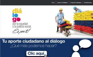 P&aacute;gina web permite a ciudadanos aportar al di&aacute;logo por la equidad y justicia social