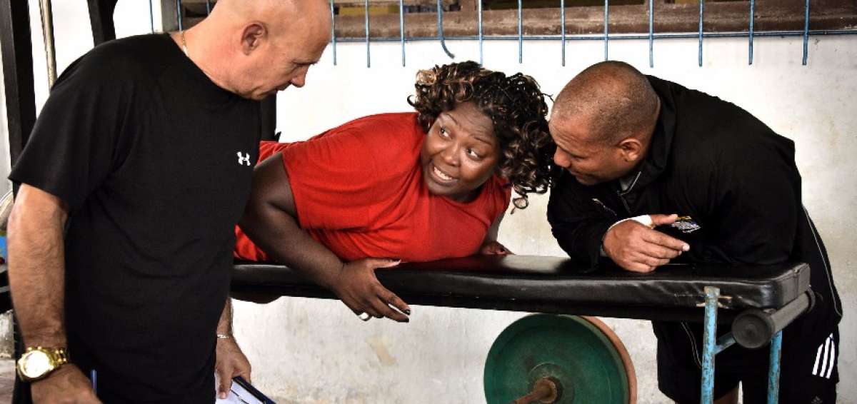 Idalis Ortiz (centro) naci&oacute; en Candelaria, un poblado a 84 km de La Habana, la capital de Cuba.