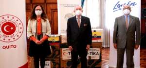 Turqu&iacute;a dona al Ecuador ventiladores y c&aacute;maras t&eacute;rmicas