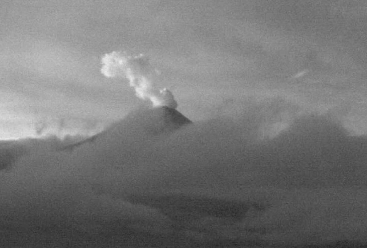 Volcán Cotopaxi genera nube de gas y ceniza