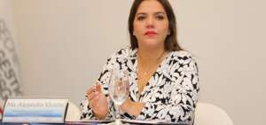 La Segunda Mandataria durante un evento en Quito.