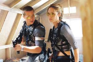 Brad Pitt y Angelina Jolie actuaron juntos en &lsquo;Mr. &amp; Mrs. Smith&rsquo; (2005).
