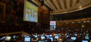 El juicio pol&iacute;tico contra Mar&iacute;a Fernanda Espinosa dur&oacute; alrededor de ocho horas.