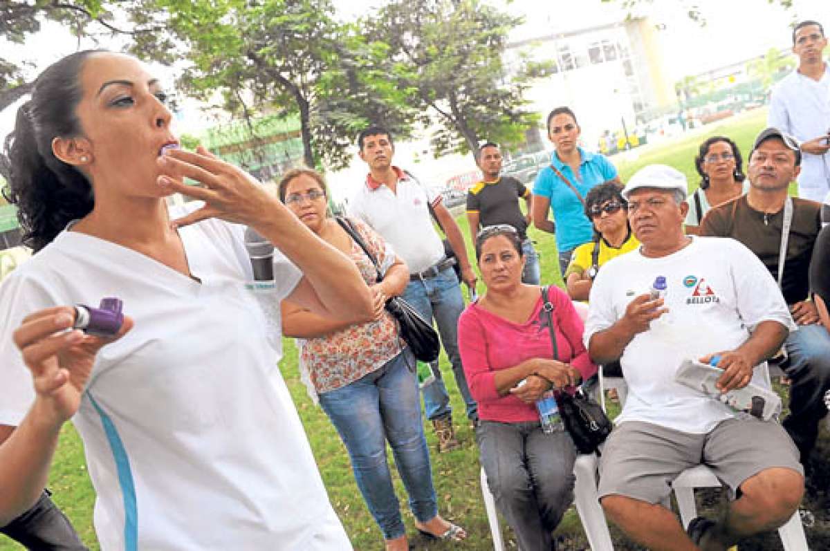 El uso de corticosteroides inhalados debe ser ense&ntilde;ado y supervisado por especialistas.  la mayor&iacute;a de menores no recibe tratamiento. Foto: Lylibeth Coloma |  El Tel&eacute;grafo.