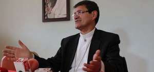El presidente de la Conferencia Episcopal, monse&ntilde;or Luis Gerardo Cabrera Herrera.
