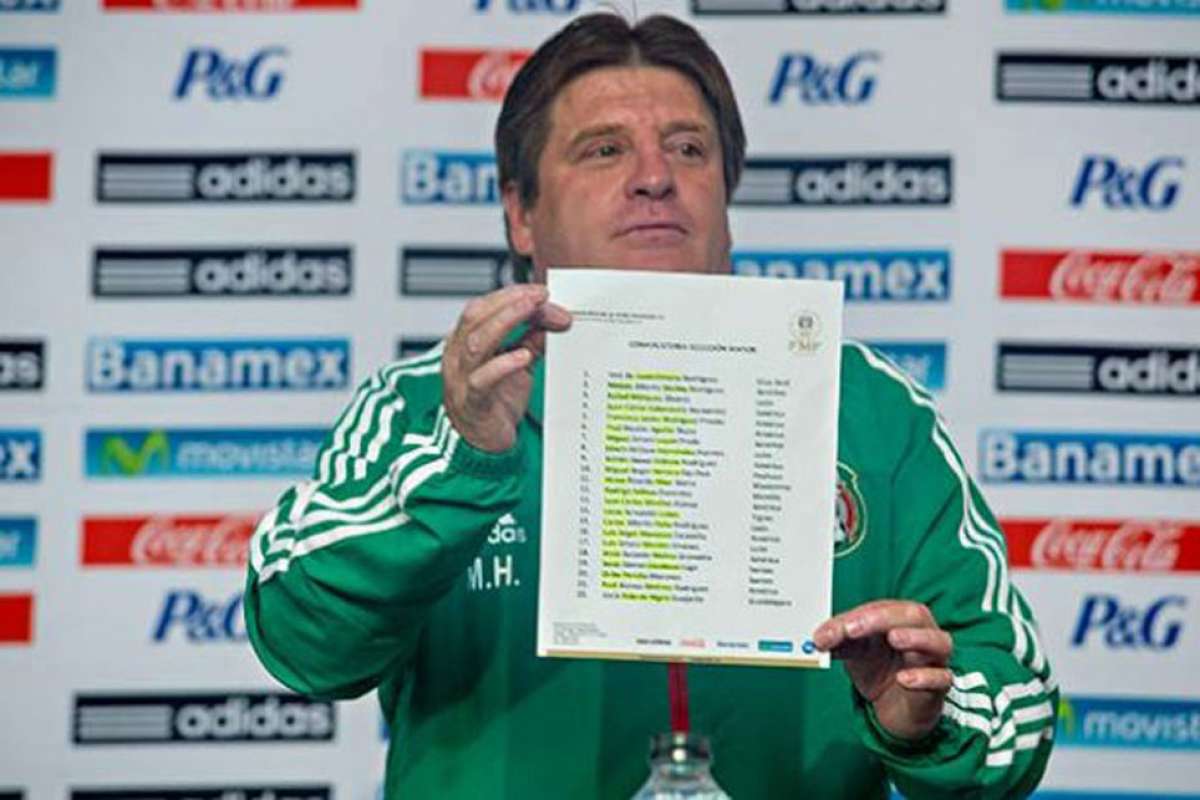 Miguel Herrera define lista de M&eacute;xico para el torneo sudamericano