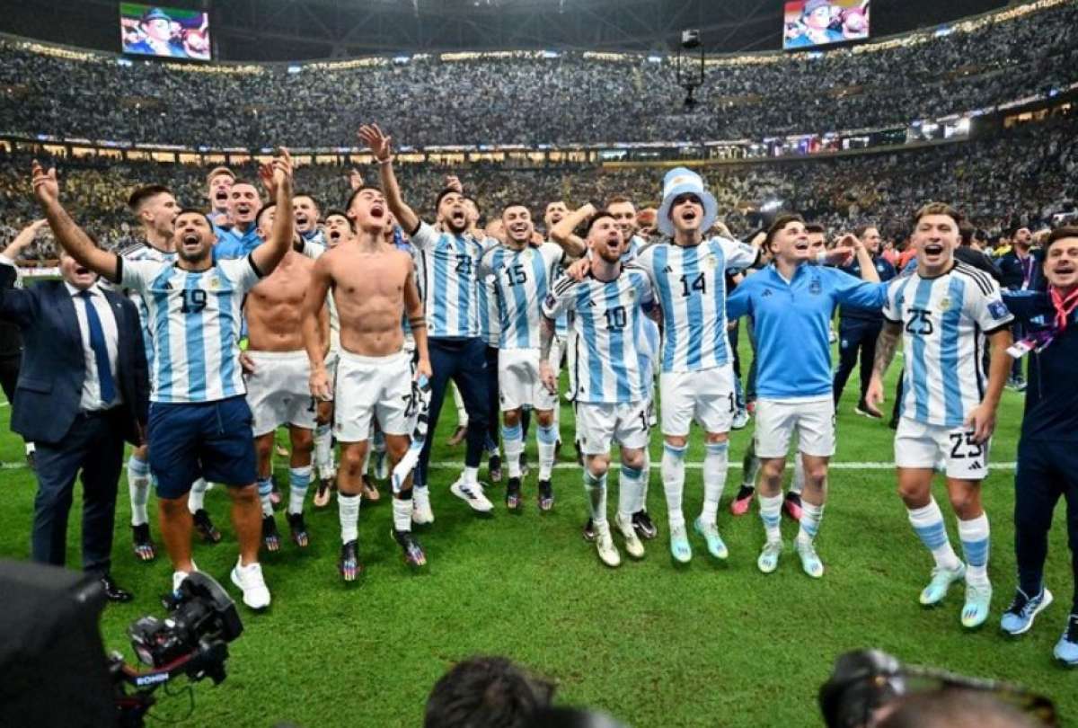 Los jugadores de Argentina le cambiaron la letra a la canción "Muchachos"