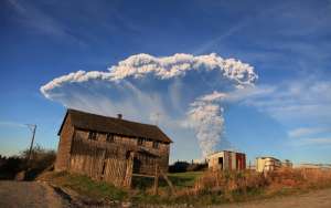Erupci&oacute;n del volc&aacute;n Calbuco en Chile