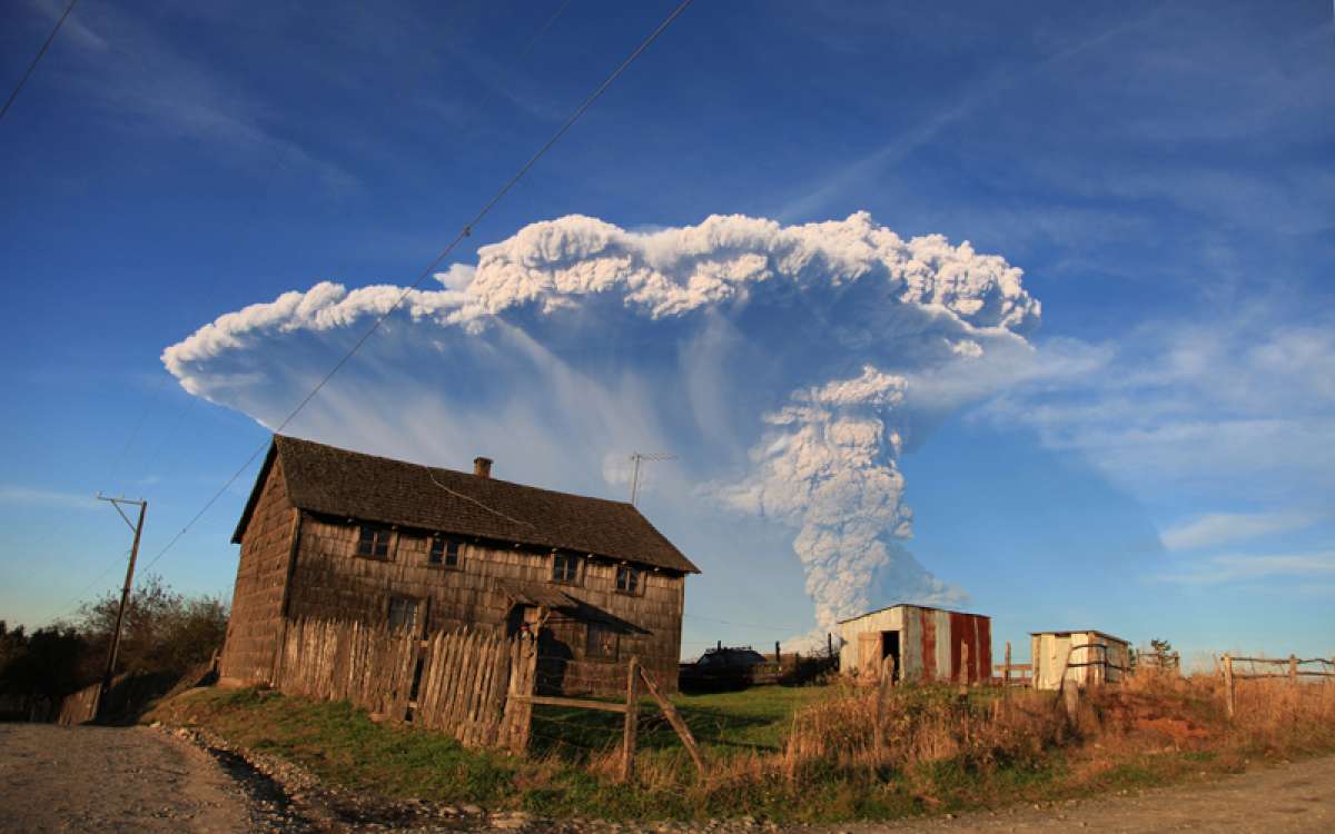Erupci&oacute;n del volc&aacute;n Calbuco en Chile