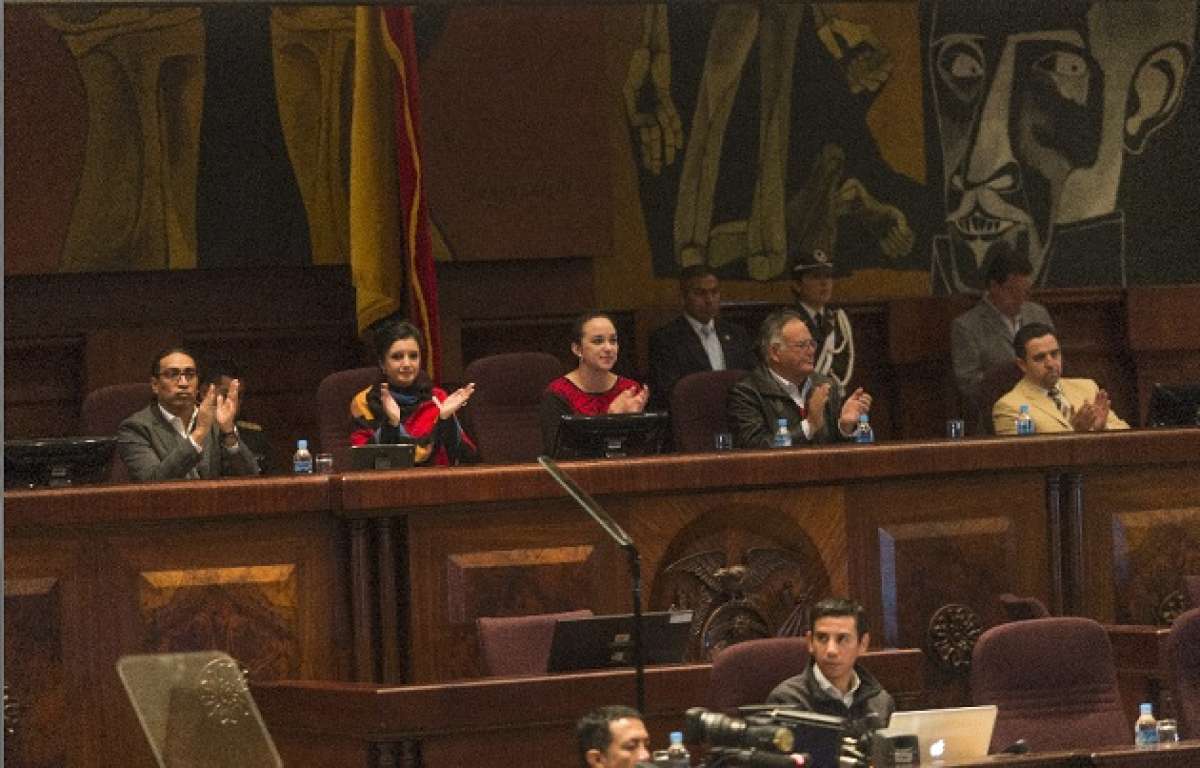 La Asamblea Nacional rindi&oacute; cuentas hoy de su gesti&oacute;n. Foto: Fernando Sandoval/EL TEL&Eacute;GRAFO. 