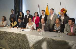 La Asamblea Nacional present&oacute; un cronograma de di&aacute;logos territoriales junto a Senplades. Foto: Fernando Sandoval/ El Tel&eacute;grafo 