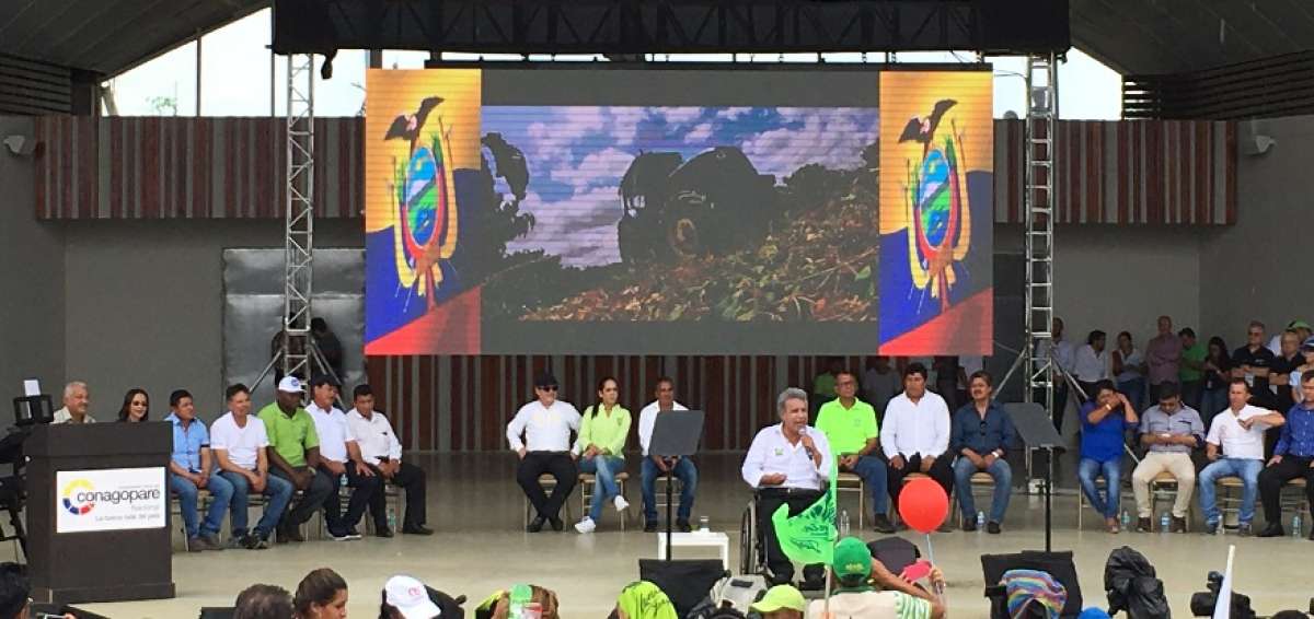 Consejo de Gobiernos Parroquiales respalda candidatura de Len&iacute;n Moreno