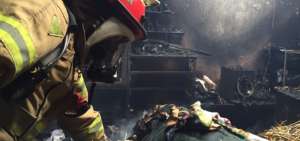 Incendio consumi&oacute; vivienda en Quinta Chica