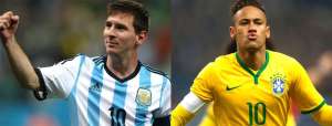 Lionel Messi (Argentina), y Neymar (Brasil). Fotos: Archivo/El Tel&eacute;grafo