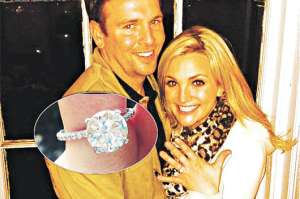 Jamie Lynn Spears y Jamie Watson cuando anunciaron su compromiso en marzo del 2013. Foto: 