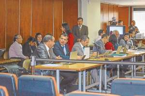 D&eacute;cimo d&iacute;a de audiencia de juzgamiento del caso &lsquo;Las Dolores&rsquo; en la Corte Nacional de Justicia. Foto: Miguel Jim&eacute;nez / El Tel&eacute;grafo.