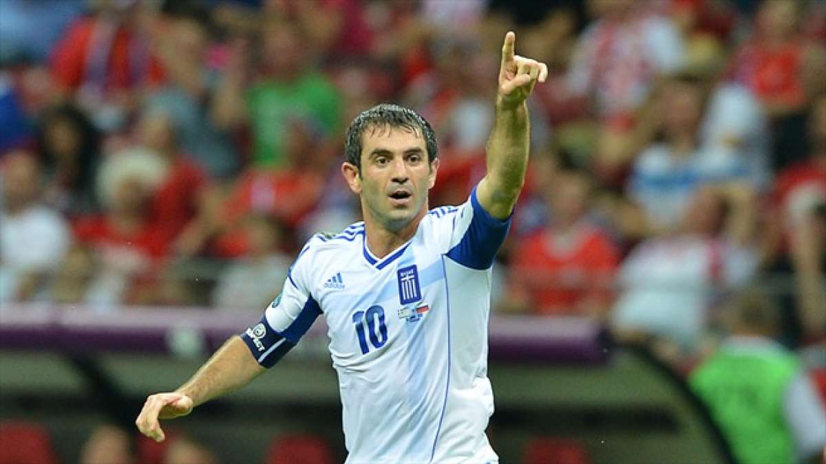 Giorgos Karagounis ser&aacute; el asistente t&eacute;cnico de Claudio Ranieri en la selecci&oacute;n griega. Foto: Archivo/AFP