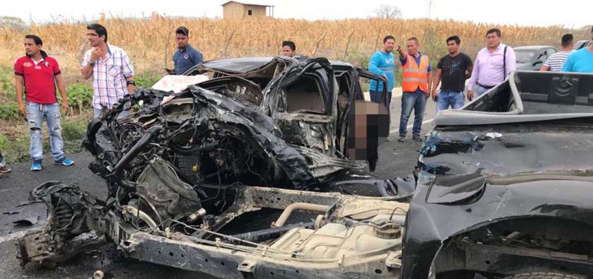 Accidente de tr&aacute;nsito deja un muerto y un herido en Manab&iacute;