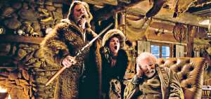 Kurt Russell (i), Jennifer Jason Leigh y Bruce Dern son apenas tres de los actores del filme The hateful eight (Los ocho m&aacute;s odiados), de Quentin Tarantino. Foto: Internet