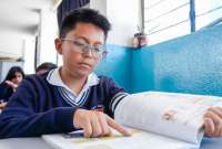 Estudiante en sus últimos días de clases