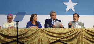 El presidente de la Rep&uacute;blica, Len&iacute;n Moreno, hizo el anuncio del Tren Playero durante la sesi&oacute;n solemne por la Independencia de Guayaquil.