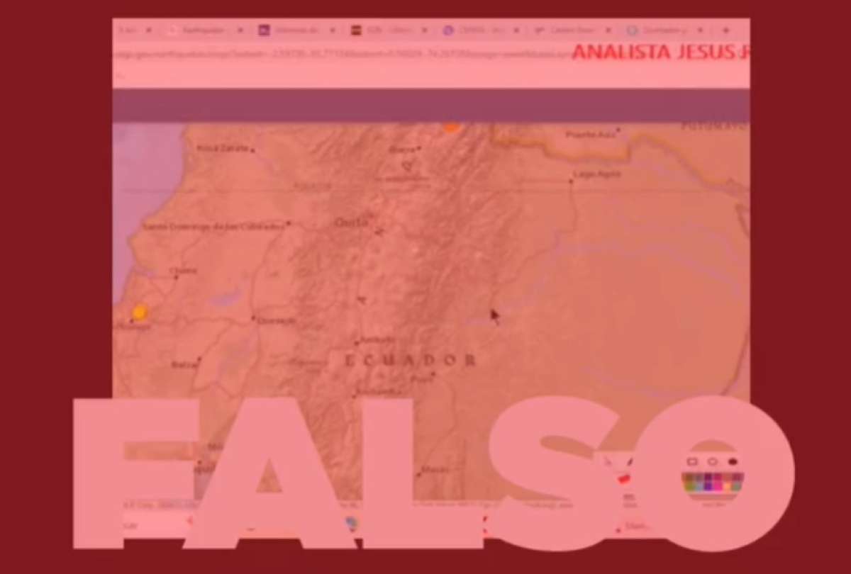 Video de posible terremoto en Ecuador es falso.