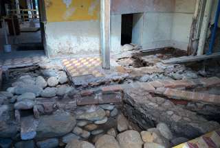 El interior de una vivienda ocultaba un tesoro arqueológico cuencano.