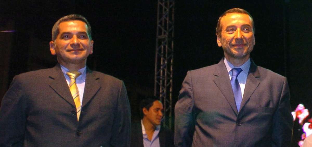 Fernando (i) y Vinicio Alvarado ocuparon puestos estrat&eacute;gicos en el gobierno de Rafael Correa.