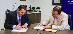 Ecuador y Flacso firman convenio en favor de investigaci&oacute;n sobre seguridad