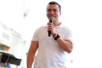 El presidente Daniel Noboa bromeó con una campaña de la RC5 por el 