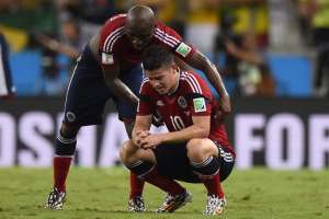 Pablo Armero (i.) estuvo en el Mundial Brasil 2014 donde con la selecci&oacute;n colombiana lleg&oacute; a cuartos de final. Foto: Archivo/AFP