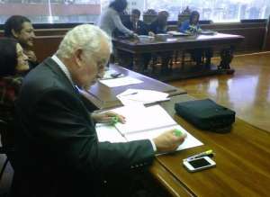 El fiscal record&oacute; que el proceso legal se realiza durante 14 a&ntilde;os. Foto: Fiscal&iacute;a