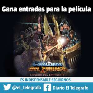 Adquiera entradas para el pre-estreno de "Los Caballeros del Zodiaco"