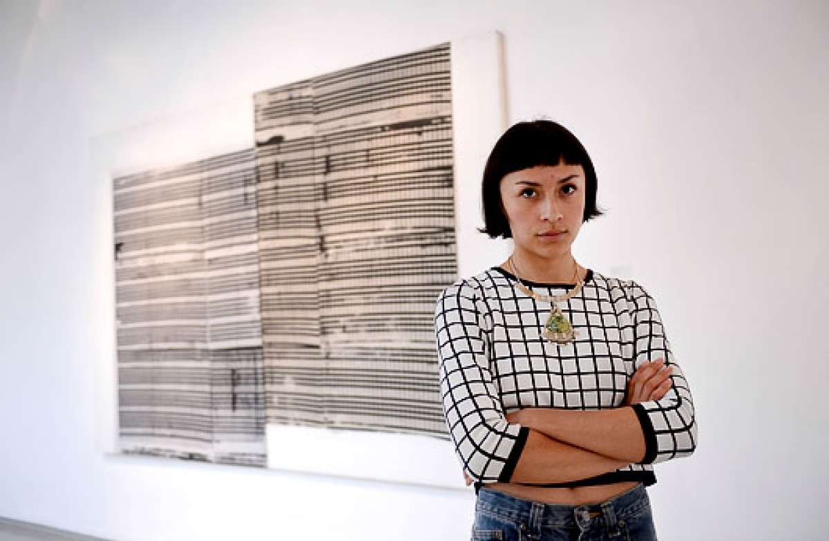 La artista Silvestre Preciado trabaja muestras interdisciplinarias desde la ling&uuml;&iacute;stica y la semi&oacute;tica de los sistemas de prevenci&oacute;n humanos. FOTOS: KARLY TORRES.