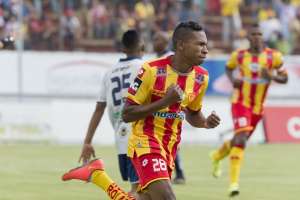 El El &Iacute;dolo del Pueblo celebra por primera vez la clasificaci&oacute;n a la Copa Sudamericana Foto: Fernando Sandoval