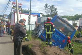 El Ecu 911 coordinó la atención de las emergencias que vinculan a buses en la ciudad. 