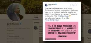El Presidente salud&oacute; a las mujeres en su d&iacute;a mediante su cuenta Twitter.