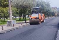 Trabajos en la avenida Eloy Alfaro continúan